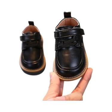 Imagem de Sapatos Oxford De Couro PU Macio Para Bebê Menino, Calçados Para Crian