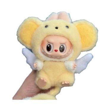 Imagem de Mini Boneco De Pelúcia Animal De Desenho Animado Labubu Com Conjunto D