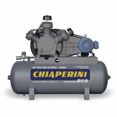 Imagem de Compressor De Ar Tri Fechado Contínuo 10hp 425l Chiaperini