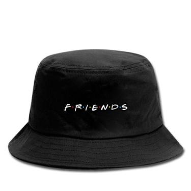 Imagem de Chapéu de sol unissex Bucket Hat Friends para mulheres, homens, adoles