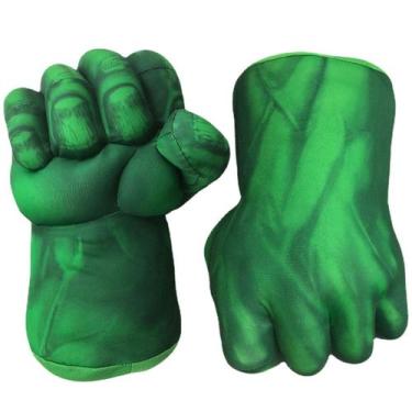 Imagem de Boneca de brinquedo de pelúcia Green Hulks Fist Gloves, par de 24 cm -