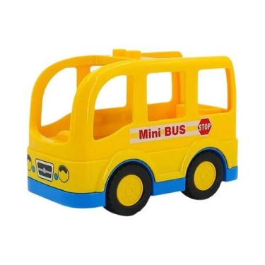 Imagem de Blocos De Montar Grandes Carro Esportivo Ônibus Jipe Caminhão Compatív