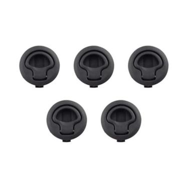 Imagem de Puxador Redondo Embutido Com Trinco De Abertura Por Pressão Para Escot