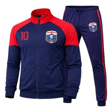 Imagem de Agasalho Jaqueta Conjunto Calça Masculino Inverno Frio Europeu Copa Se