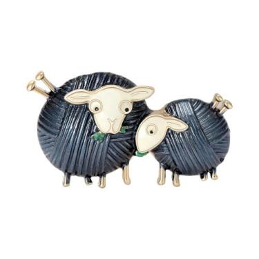 Imagem de Broches De Animais Em Pérola E Strass Unissex Para Mulheres, Acessório