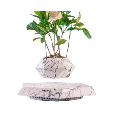 Imagem de Vaso De Bonsai Magnético Flutuante, Plantador De Flores Rotativo, Supo