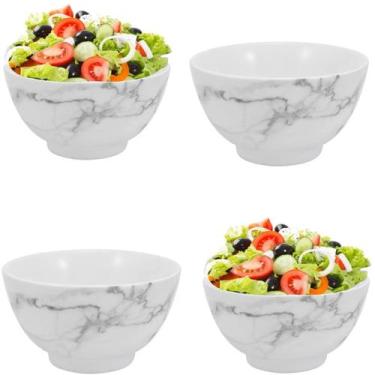 Imagem de 4 Tigelas Bowl de Melamina 720ml Saladeira Sobremesas - Fx