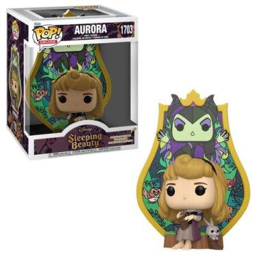 Imagem de Boneco Funko Pop! Deluxe Disney Princesas Aurora com Vitral - Candide
