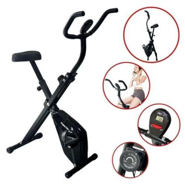 Imagem de Bicicleta Ergômetrica Vertical Dobrável Flywhell 2KG Importway