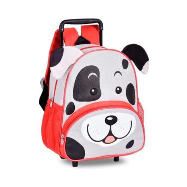 Imagem de Mochila carrinho e Costa pequena Pets cachorro Clio, Vermelho