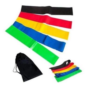 Imagem de Kit Mini Band Funcional 5 Faixas Elásticas - Supermedy - Primefisio