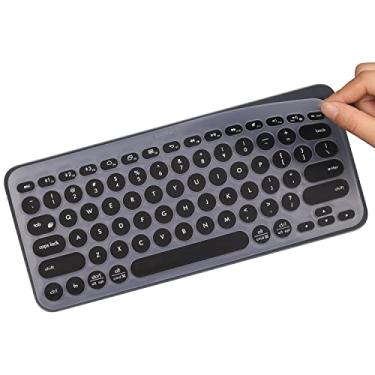 Imagem de Capa para teclado Logitech K380 Pebble Multi-Device Bluetooth Keyboard/Logitech Pebble Keys 2 K380s/Logitech K380 teclado Bluetooth para vários dispositivos, capa para teclado sem fio Logitech K380