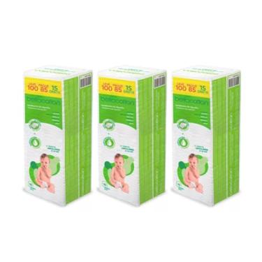 Imagem de Algodão Quadrado Para Bebê - 3 Pacotes