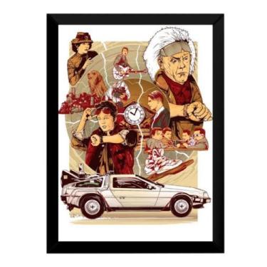 Imagem de Quadro Filme De Volta Para O Futuro Arte Poster Moldurado - Fanarte