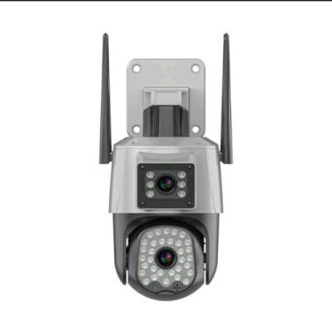 Imagem de Camera De Segurança Wi-Fi Externa Lente Dupla yoosee 360 6mp Sirene Policial À Prova D'água PTZ WiFi