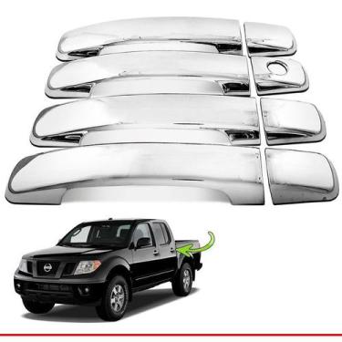 Imagem de Aplique cromado macaneta frontier/sentra 08/... - 4 portas - Shekparts