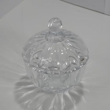 Imagem de Bomboniere Cayenne Clássica de Vidro com Tampa (150 ml) – Mini Pote Decorativo para Doces e Algodão