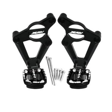 Imagem de Anti-derrapante Pedal Traseiro, Apoio Para Os Pés Dobrável, Apoio Para Os Pés Do Passageiro Para XADV XADV 750 2017-2019 2020(Preto)