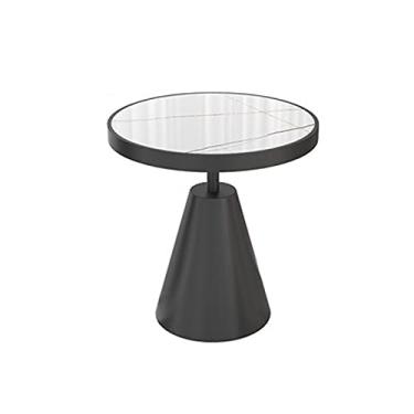 Imagem de Mesa de centro pequena mesa de chá sofá estilo canto mesa redonda de lazer mesa lateral...