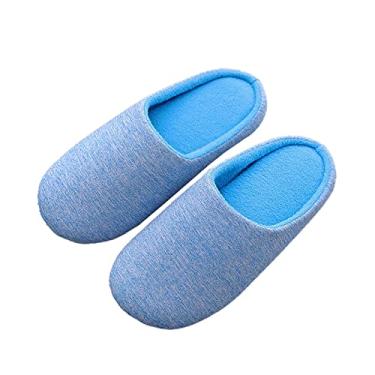 Imagem de Pantufas de casa leves para mulheres macias de pelúcia para casa sapatos femininos aconchegantes para uso interno e externo sola macia para quarto