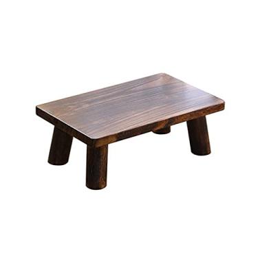 Imagem de Tatami Janela Flutuante Pequena Mesa de Chá Simples Mesa de Computador Mesa Baixa Mesa Kang Mesa Varanda (Cor: D) (D)
