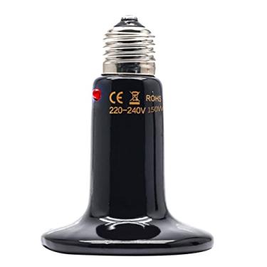 Imagem de Lâmpada de Aquecimento Cerâmico para Répteis Pets Longo Sem Luz Rápido Estável Uniforme Calor Duradouro Anti-Explosão Fio Elétrico Ni-Cr 5 Segundos Coleta Energia Vapor Sudor Sauna