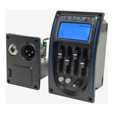 Imagem de Captador de Violão LC-5 com Equalizador Digital, Afinador Embutido, Pré-amplificador de 5 Bandas, Display LCD, Controle de Volume
