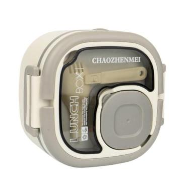 Imagem de Pote Marmita 900ml Lancheira com Divisórias para Refeições - Genérico,