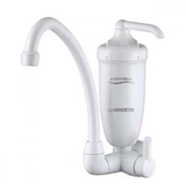 Imagem de Torneira Abs Bica Movel Com Filtro Parede Lorenzetti 1/4V Branca Acqua