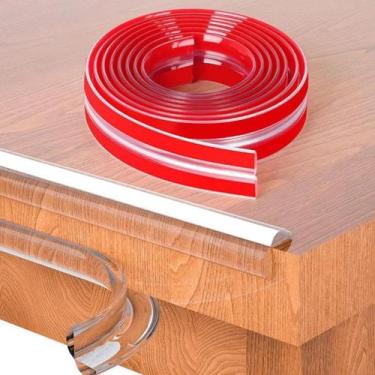 Imagem de Fita Adesiva Protetor De Quina Borda Silicone Moveis 2 Mt - djah
