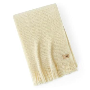 Imagem de UGG Cobertor de malha – Cobertor macio e leve para sofá, mantas de cama ou decoração de casa de luxo, cobertores e mantas para casa, sala de estar e quarto, 127 cm x 177 cm (argot) (amarelo)