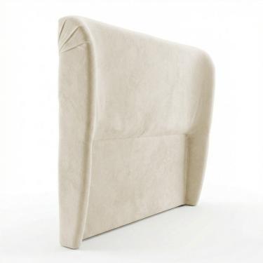 Imagem de Cabeceira Para Cama Box Casal Padrão Liah 140cm Bouclê Bege - Abmaza