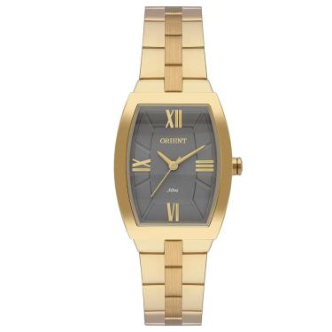 Imagem de Relógio ORIENT Eternal feminino dourado cinza LGSS0065 G3KX
