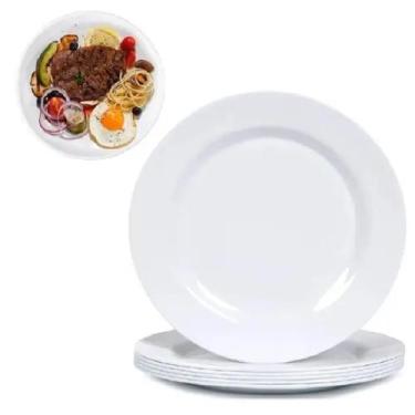 Imagem de Prato Raso em Melamina Para Buffet e Restaurante - Sk