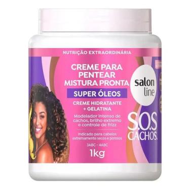 Imagem de Creme Para Pentear Salon Line Gel Creme SOS Cachos Super Óle - Congrat