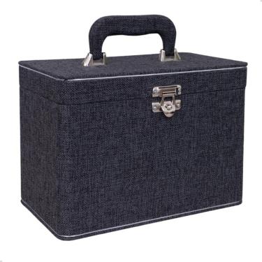 Imagem de Maleta Box 240 fotos 15x21 com 4 Álbuns Fotográficos JUTA PRETO Decoração