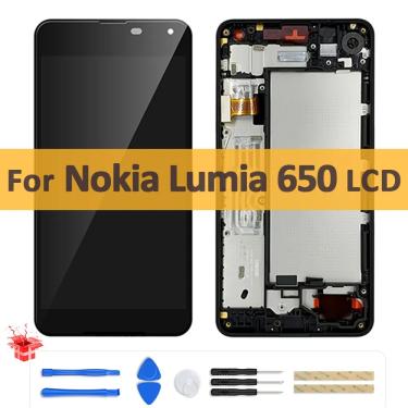 Imagem de 5.0 "display lcd original para microsoft nokia lumia 650 lcd RM-1152 RM-1154 RM-1113 tela de toque