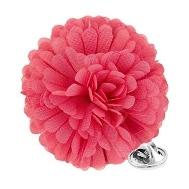 Imagem de Vittorio Vico Broche de lapela de flor de cravo formal masculino premium - Boutonniere para homens, broche, 2.5" (6.36CM), Poliéster, Não aplicável