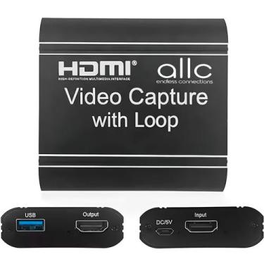 Imagem de Placa De Captura Audio Video 4k Full Hd Hdmi 1080p 60Hz Fps Usb 3.0 - 