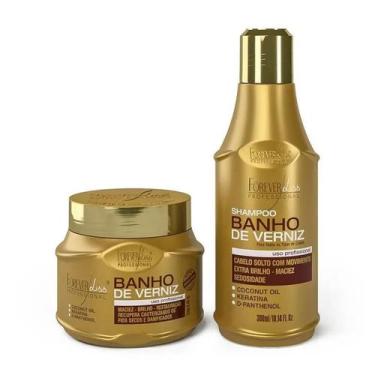 Imagem de Kit especial banho de verniz sh 300ml masc 250g - FOREVER LISS