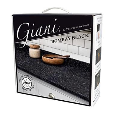 Imagem de Giani Kit de pintura de bancada de granito 2,0-100% acrílico (preto Bombaim)