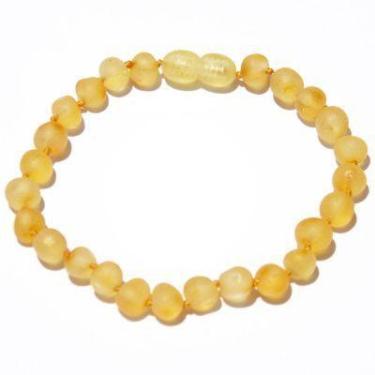 Imagem de Pulseira e Tornozeleira 18cm Âmbar Báltico Limão Não Polido - Âmbar Or