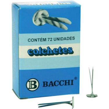 Imagem de Colchete Latonados N15 Caixa com 72 Unidades - Bacchi