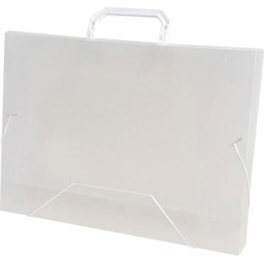 Imagem de Maleta Plástica com ALÇA Ofício Cristal 43MM - ACP