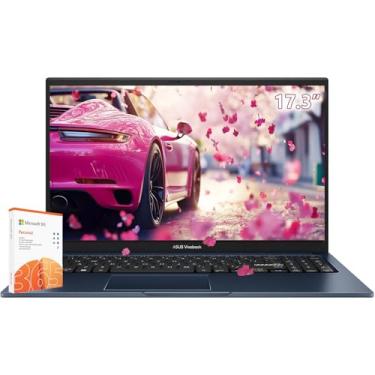 Imagem de ASUS Vivobook Laptop de 17 polegadas Windows 11 - Intel Core i3-1215U Beat i7-1195G7-17.3 tela grande FHD - Office365 One Year -16GB RAM -1TB SSD -Computadora Portátil-Bateria de longa duração -Wi-Fi