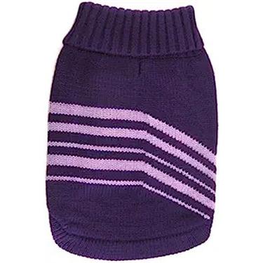 Imagem de Dogit Suéter listrado estilo cachorro, pequeno, roxo