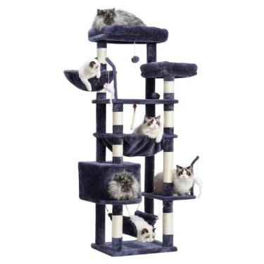 Imagem de Casa para Gatos Gitelsnour GCT020G - 2 Plataformas para Gatos Grandes