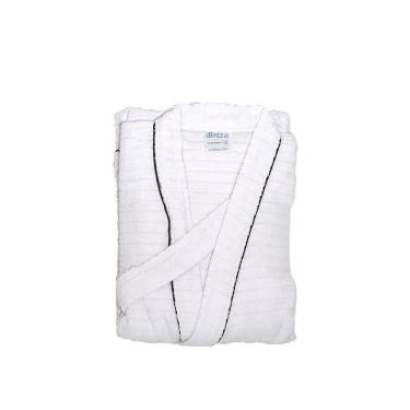 Imagem de Roupão Atoalhado 100% Algodão Briza Branco 4022 Tamanho M