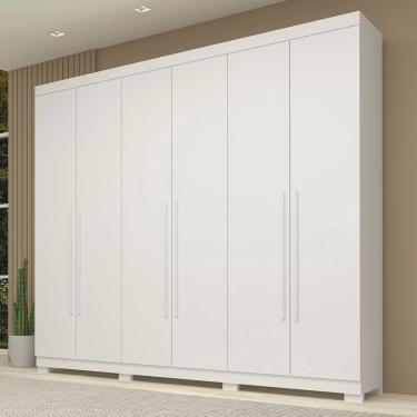 Imagem de Guarda Roupa Casal 243,90cm 6 Portas 100% Mdf Buganvílea Espresso Móveis