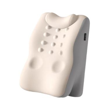 Imagem de IEUDNS Almofada de encosto em cunha para sentar na cama, almofada para dormir em camas e sofás, apoio de cama de espuma viscoelástica, travesseiro de, Bege